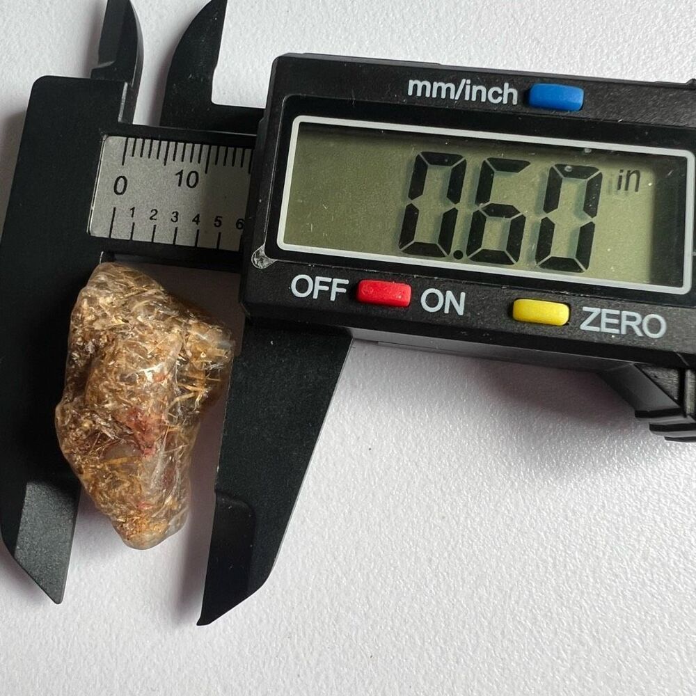 Golden Rutilated Quartz‎ Crystal Freeform - Picture 7 of 10